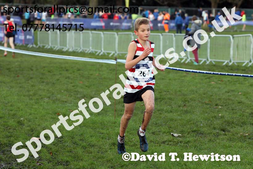 Boys under-13s 2017 British Athletics Liverpool Cross Challenge, Sefton Park, Liverpool. Photo:  David T. Hewitson/Sports for All Pics